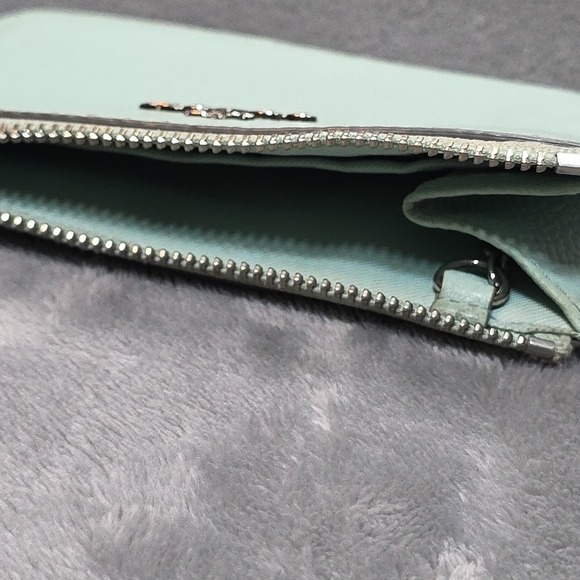 Vintage Coach Change Purse Teal small Zippered L1581 65566 - Picture 7 of 9